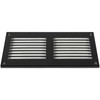 Vent Systems 20x10cm Air Vent Covers - Black - Metal