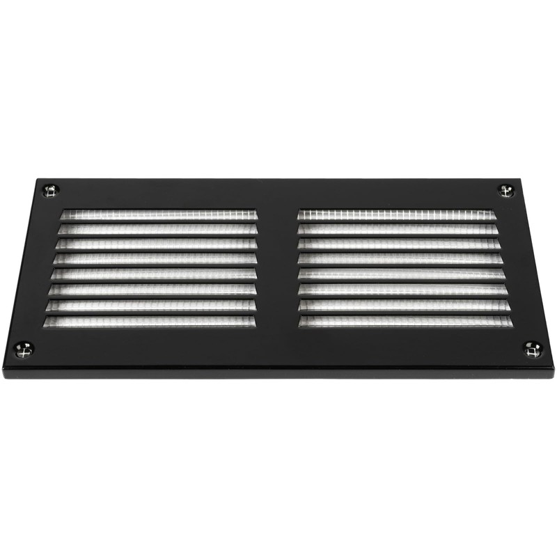 Vent Systems 20x10cm Air Vent Covers - Black - Metal