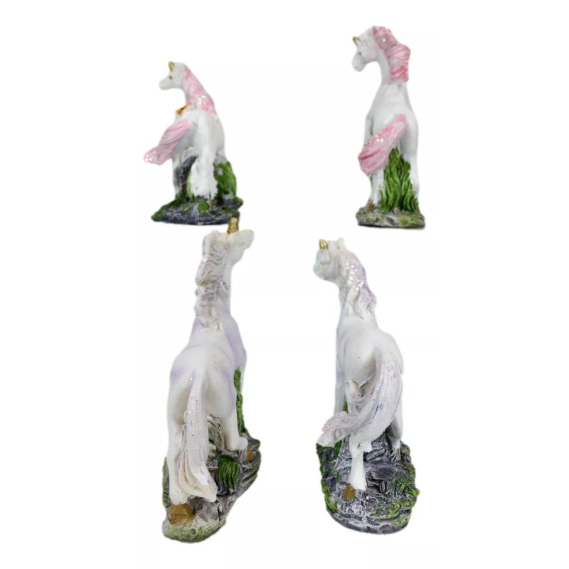 Beautiful Rare Mythical Legendary Unicorn Miniature Figurine Collectible Set