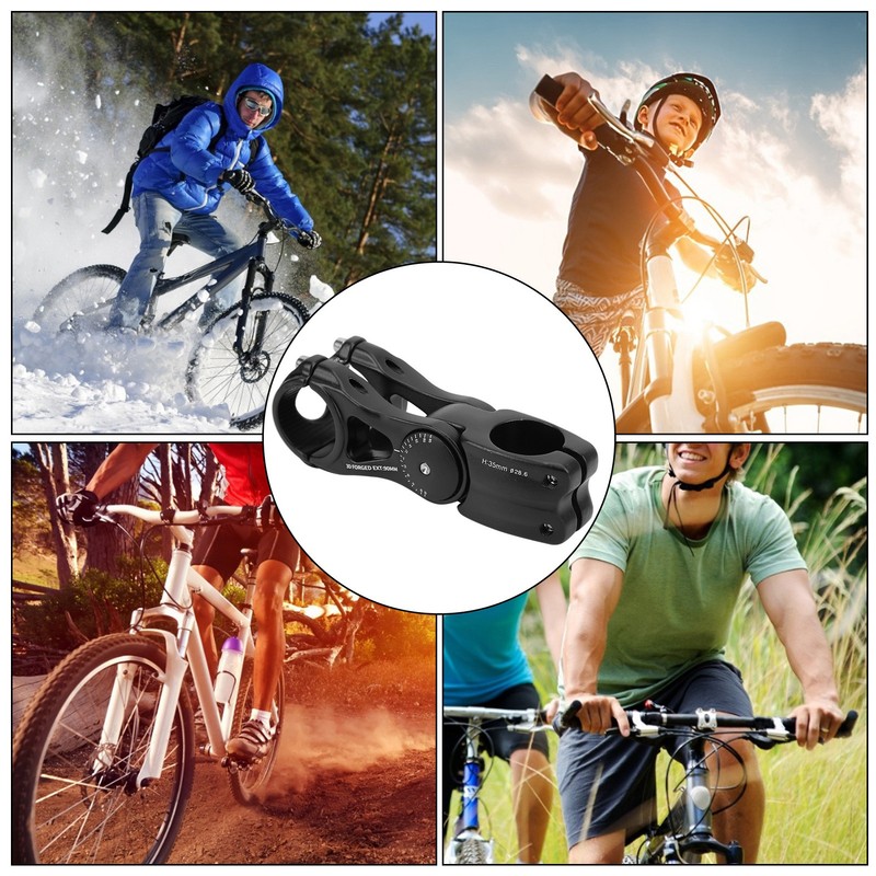 Aluminum Alloy Mountain Bicycle Adjustable Hollow Handlebar Stem Cycling Stems