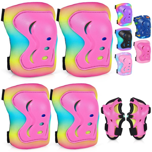 Lemmeko Knee Pads for Kids 3-5-8 Years Protective Gear Set