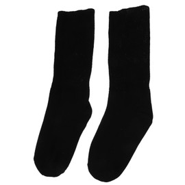 Healeved 1 Pair Pure Cotton Socks Knee High Socks Women Nursing Socks Ankle Socks Accessories Socks Comfy Socks for Men Mens Black
