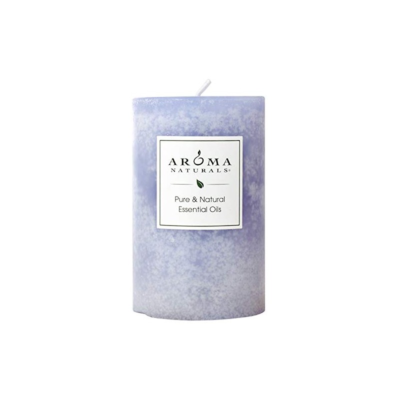 Aroma Naturals Essential Oil Tranquility Pillar Candle, 2.5" x 4",