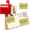 Do not Crush Bend or Fold Warning Sticker 2X3 inch
