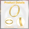 sourcing map 4 Pcs Circle Napkin Rings, Metal Napkin Buckles