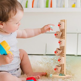 Ball Drop Toys - Educational Preschool Toy with 4 Pinballs | Pour Ball Toy, Ball Table, Entertainment Game for 2-5 Year Old Kids