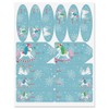 Current Unicorn Yuletide Gift Wrap to/from Labels, Set of 42