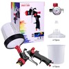 Aflybltol Hvlp Spray Gun with Paint Mixing Quick Cup, Automotive