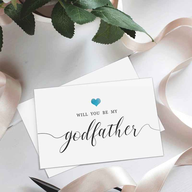 Will You Be My Godfather Card, Godfather Proposal Card, Be