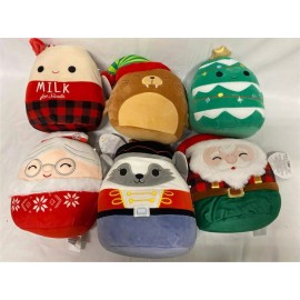 KellyToy Jazwares Co Set of 6 Squishmallow 8" Christmas Stuffed Plush Squishy Toy Squish Date 2022