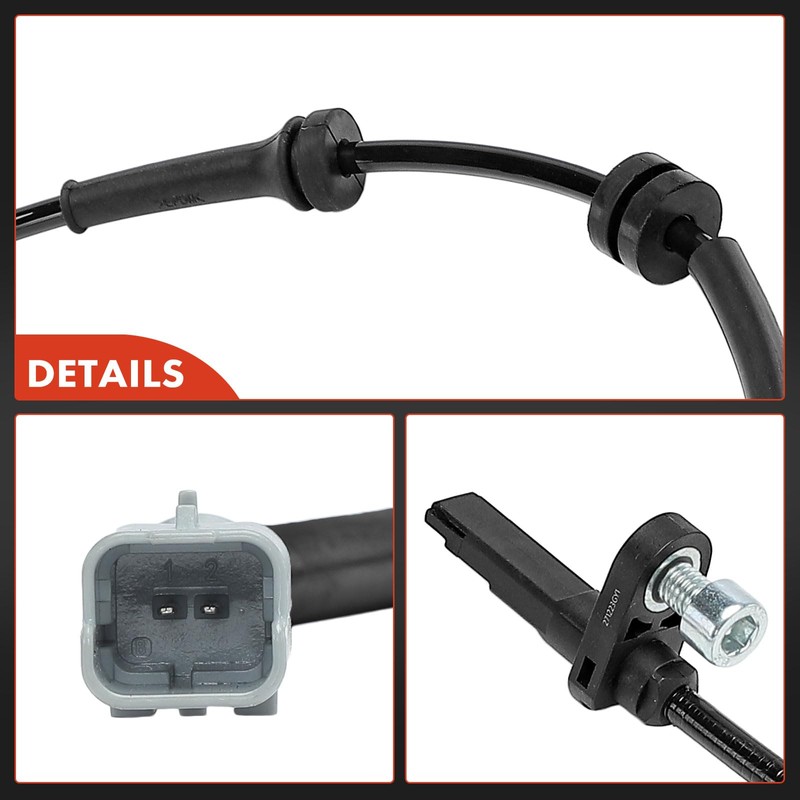 Frankberg 2x ABS Sensor 2-Pin Front Left Right Compatible with