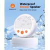 Kunodi Shower Speaker, Bluetooth Waterproof Speaker Wireless, Portable Speaker with