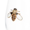 Abbott Collection Stemless Wine Glass with Jewelled Bee - Glass/Metal,