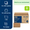 Tork Xpressnap Push-Button Drive-Thru Napkin Dispenser Black N4, Fast Service