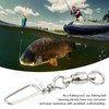 50Pcs High Strength Fishing Snap Swivels Stainless Steel B Type