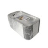 Schalen, Alu eckig 650 ml 22 cm x 12,8 cm