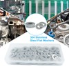 Luomorgo 1/4" Stainless Steel 304 Flat Washers, 5/8" Outside Diameter,