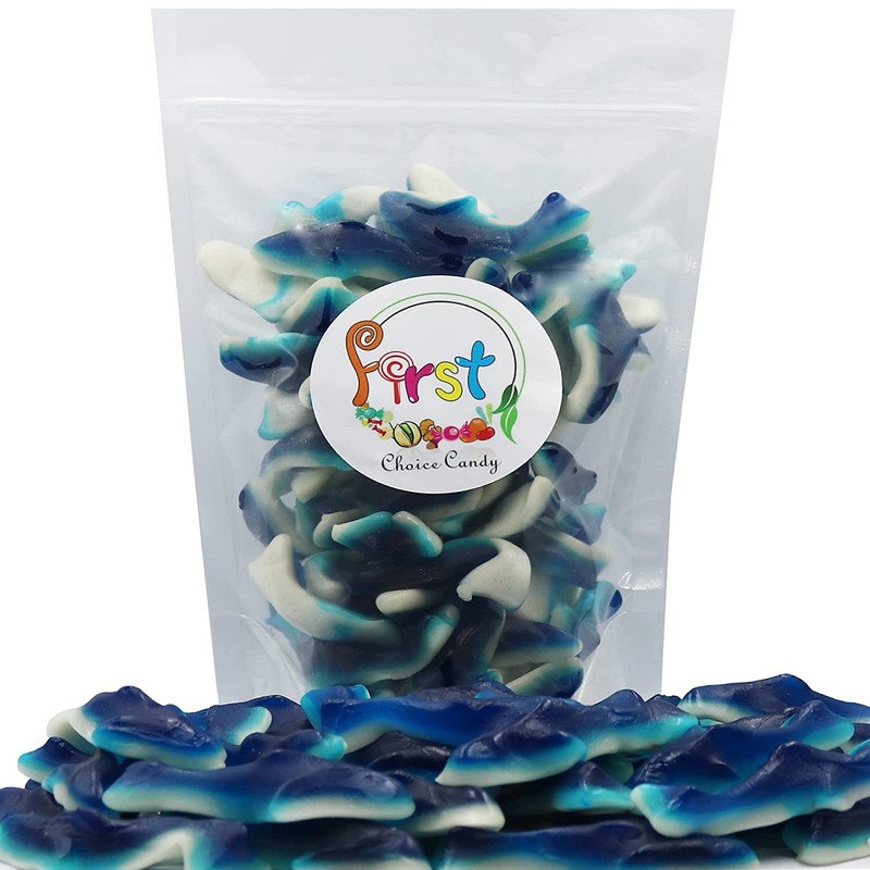 FirstChoiceCandy Fantastic Gummy Shark (Blue Sharks, 2 Pound)