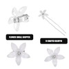 WHYCNJL Pack of 20 Women's Hair Clips Flowers U-Shaped Bridal