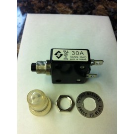 Sang Mao 30 amp push breaker  push to reset Sang Mao brand w boot