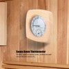 Wood Sauna Thermometer, Sauna Room Hygrometer Thermometer Digital Sauna Temperature