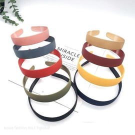 Basic All-Matte Hair Headband (Sold by the 1P Unit) / 기본올매트헤어머리띠밴드(1P단위판매)