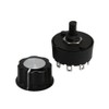 Mxfans 6 Positions 5 Ways Selector Rotary Switch with Knob