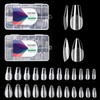 YGSHIWEI Soft Gel Nail Tips, Pack of 240, Full Cover,