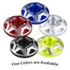 Amavoler License Plate Bolts, 4 pcs Universal M6 CNC Carved