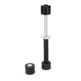 StewMac Prop-Jack Tall – Large Acoustic Guitar Clamp Tool for Internal Repair Work – Extended Range Brace Jack with Interchangeable Notched and Magnetic Tips