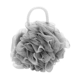 Loofah Sponge Bath Shower, Exfoliating Body Scrubber for Women and Men, Bath Accessories Cleaning Tool (Grey, 50g)