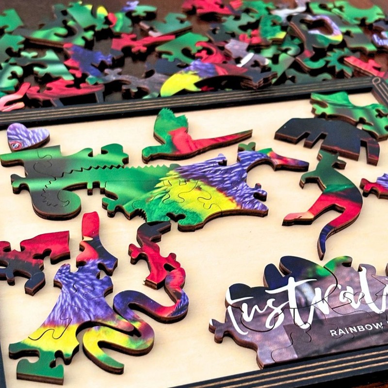 Twigg Puzzle Wooden Framed Postcard Puzzles, Great Barrier Reef