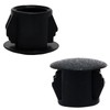10mm Black Hole Plugs Plastic Flush Type Hole Plugs Snap