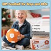 Kids Curve Swerve Football Size 4, Lightweight, Soft, Inflatable with
