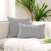 AMAROTI Striped Farmhouse Throw Pillow Covers 20X20 Set of 2