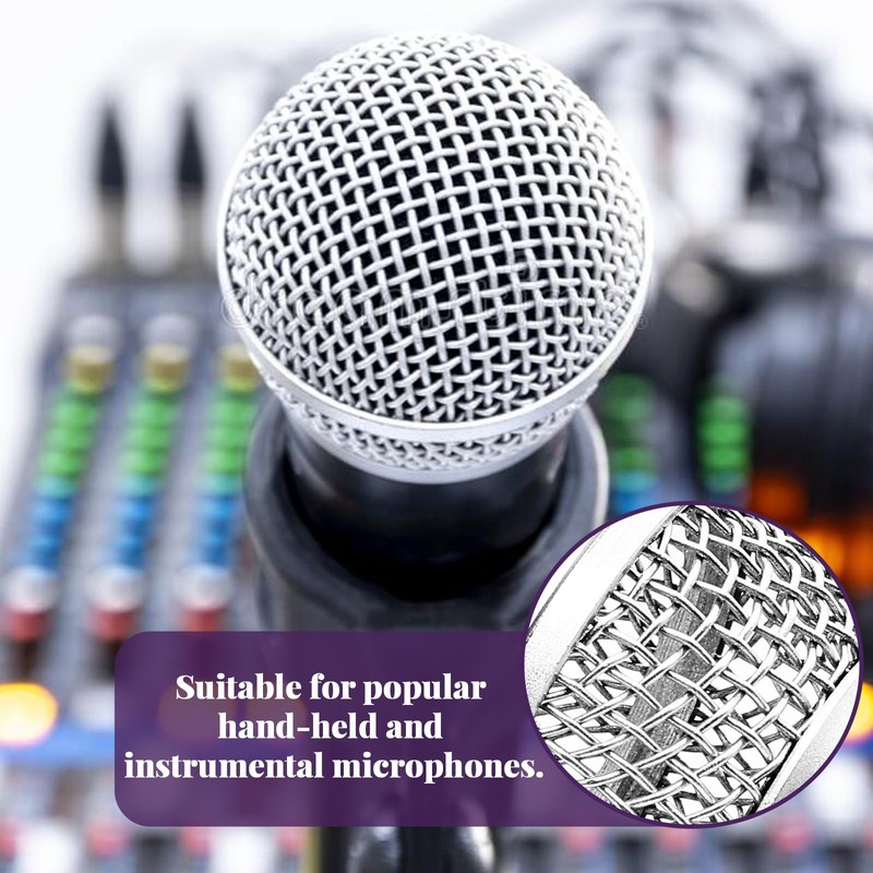 Cionyce SM58 Microphone Head Replacement, Standard Size, 4 Pack