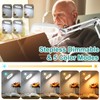 IVMAIE 10X Rectangle Magnifying Glass with Light, 5 Color Modes