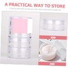 DECHOUS 3 Sets Clear Cream Storage Bottles of Refillable Makeup