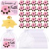 GANGBARU 25 Sets Woman of Faith Pins with Cards Bulk