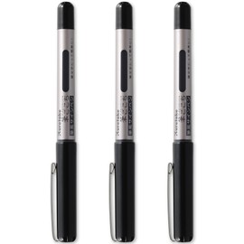 Kuretake LS1-10S/3P Brush Pen, Brush-Style Sign Pen, Set of 3
