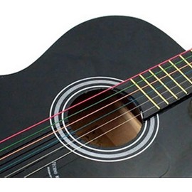 6pcs Rainbow Colored Steel Strings for 6 String Guitar, Guitar Strings,Acoustic Guitar Strings,Replacement Steel String for Acoustic Guitar Colorful Acoustic Guitar Strings Create a Wonderful Voice
