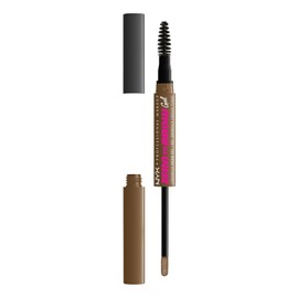 NYX PROFESSIONAL MAKEUP Taupe Waterproof Vegan Eyebrow Gel with Doe Foot Applicator and Spoolie