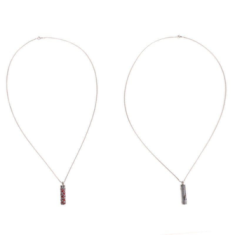 Aromatherapy Necklaces Stainless Steel Stress Relief Essential Oil Diffuser Necklace
