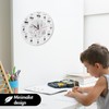 ZONJIE Modern Wall Clock, with Periodic Table of Chemistry Science