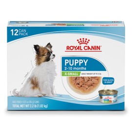 Royal Canin Size Health Nutrition X-Small Puppy Thin Slices in Gravy Dog Food, 3 oz (Pack of 12)