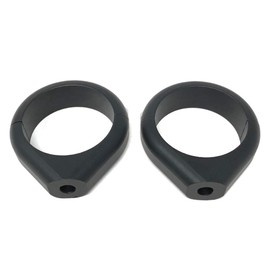 Alchemy Parts Motorcycle Indicator Relocator Clamp Fork 34/35 mm Black High Quality