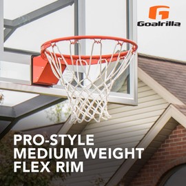Goalrilla Pro-Style Breakaway Medium Weight Basketball Hoop Flex Rim