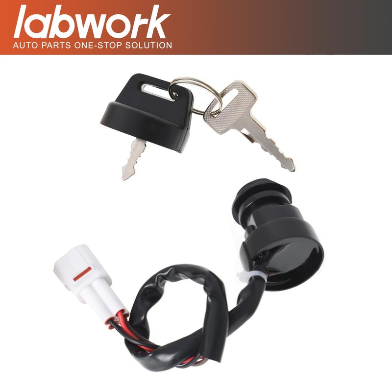 labwork Ignition Key Switch Replacement for Yamaha Warrior 350 YFM350X