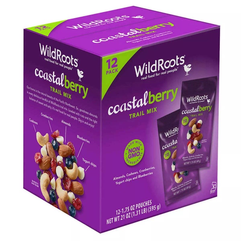 WildRoots Trail Mix Coastal Berry Blend 1.75 oz, 12-count =