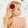 Rose Hair Clip Flower Hairpin Rose Brooch Floral Clips for